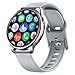 WHeNao Smartwatch con frequenza cardiaca, Musica, Alexa Built-in, Dormire e Swim Tracking, per Il Fitness Sanitario in Esecuzione dei cicli del Sonno,Grigio