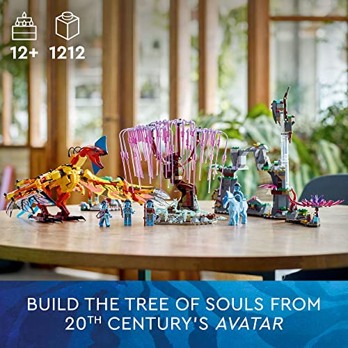 Lego Avatar Toruk Makto & Tree Of Souls 75574 Building Set - Movie Inspired Toy Set With Jake Sully And Neytiri Minifigures, Direhorse Animal Figure, Glow In The Dark Pandora Adventure #TOP1