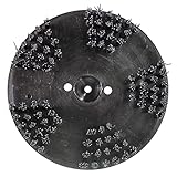 rokamat Nylon spazzola Grob – Ø200 mm – Confezione da – Piatto spazzola in nylon 1,0 mm