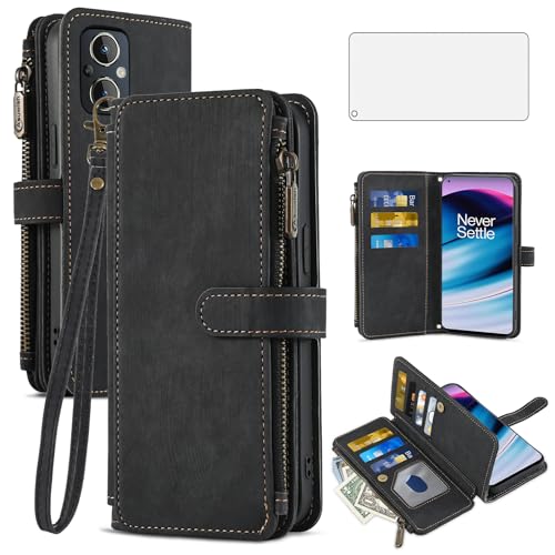 Protection OnePlus Nord N20 5G cuir rabat avec porte-cartes