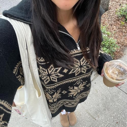 Girls Y2k Stripe Sweaters for Women Oversized Sweater Casual Going Out Basic Knitwear for Fall Spring3