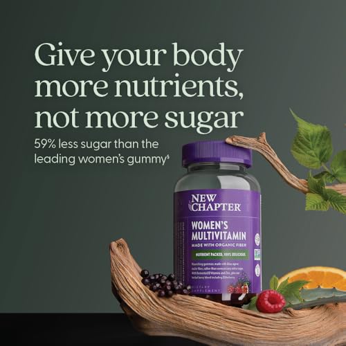 New Chapter Women's Multivitamin Gummies, Berry-Citrus, 75 Count - image 3