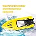 RC Boat Remote Control Boats for Pools and Lakes, ROTOBAND H116 14km/h Self Righting High Speed Boat Toys for Kids Adults Boys Girls（Yellow）