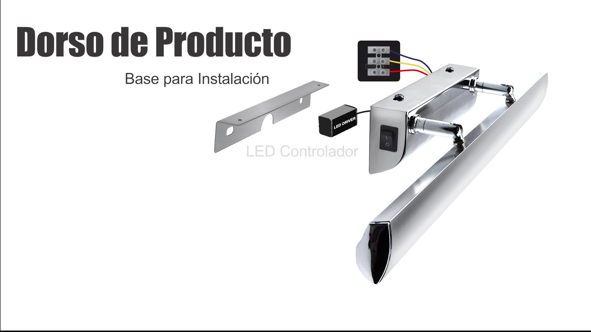 Luxvista-9W-57CM-Angulo-Ajustable-Aplique-Espejo-Bano-Led-Interior-con-Interruptor-con-900Lm-Lampara-de-Pared-Espejo-Iluminacion-para-Maquillaje-Blanco-Frio-6500K
