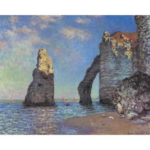 Toile d'Etretat par Monet ARTICULOZY finie la déco murale terne