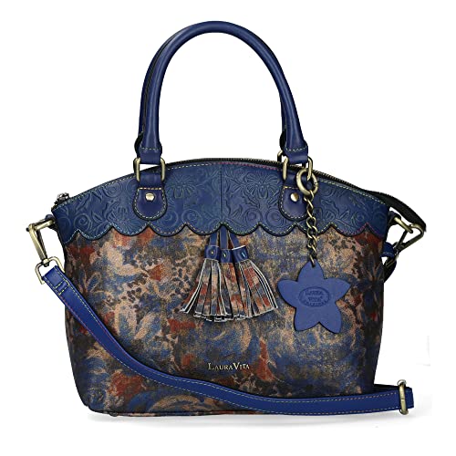 Laura Vita Sac à main femme 44082, La couleur:bleu Cover