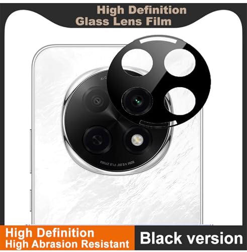 Image of ZARALA Glass Camera Lens Protector For OPPO F29 Pro 5G [9H Hardness] [6D Lens Protector ] [Easy Installation] Black