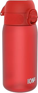 ION8 Botella de Agua para Niños, 350ml, a Prueba de Fugas, Fácil de Abrir, Cerradura Segura, Apta para Lavavajillas, Sin BPA, Asa de Transporte, Fácil de Limpiar, Neutro en Carbono