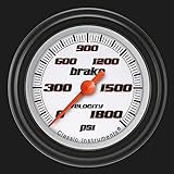 Classic Instruments VS167WBLF Velocity White 2-1/8