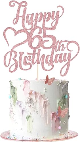 Miniatura 212 de Decoración para tarta de cumpleaños número 15 con purpurina dorada – 15 aniversario/cumpleaños – Hello 15, Cheers to 15 años, 15 & Fabulous Cake