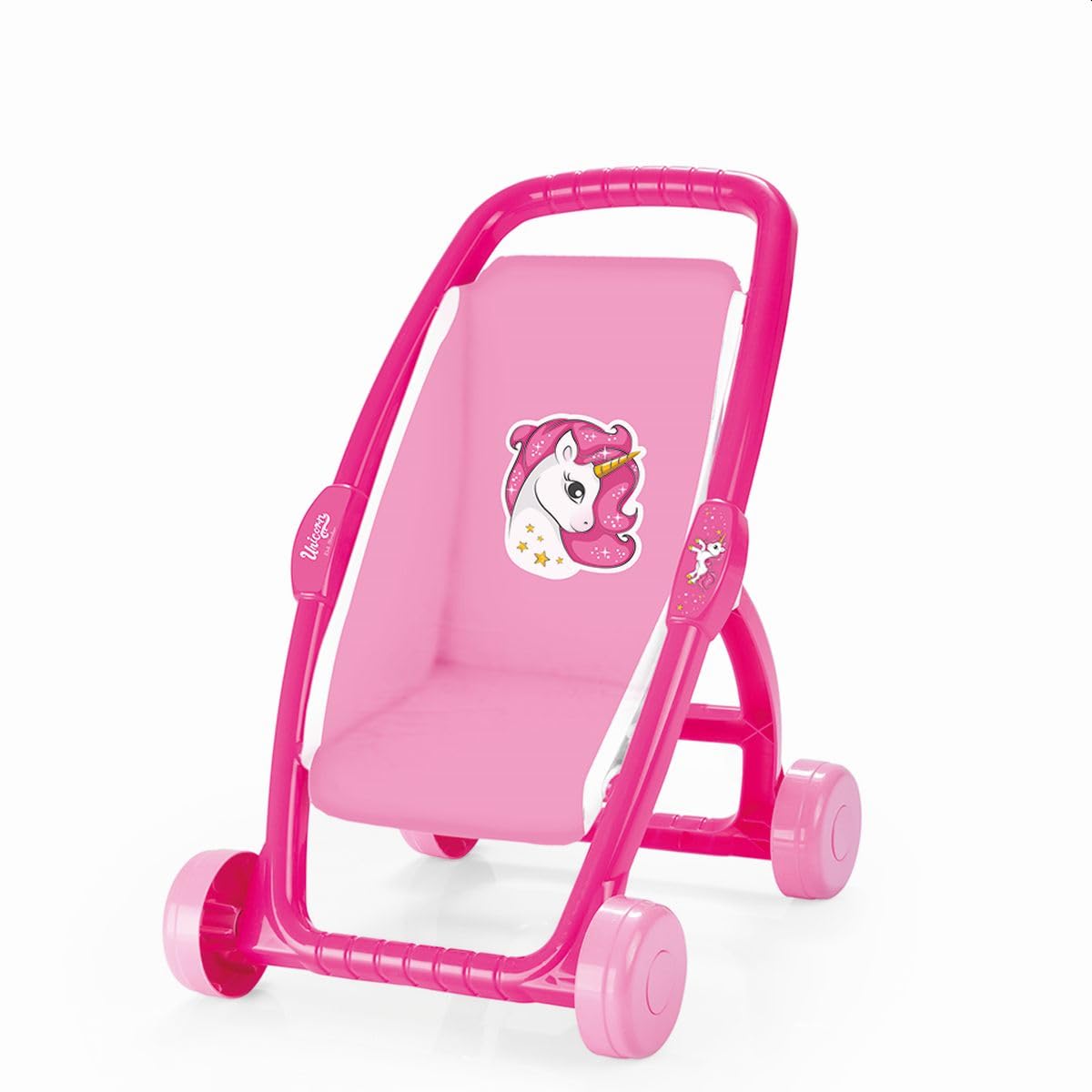 Cochecito buggy Dolu Unicorn Pink resistente para evitar caídas de niños 6