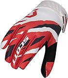  Scott 450 Prospect MX Motocross/DH Fahrrad Handschuhe rot/weiß/schwarz 2021: Größe: L (10)