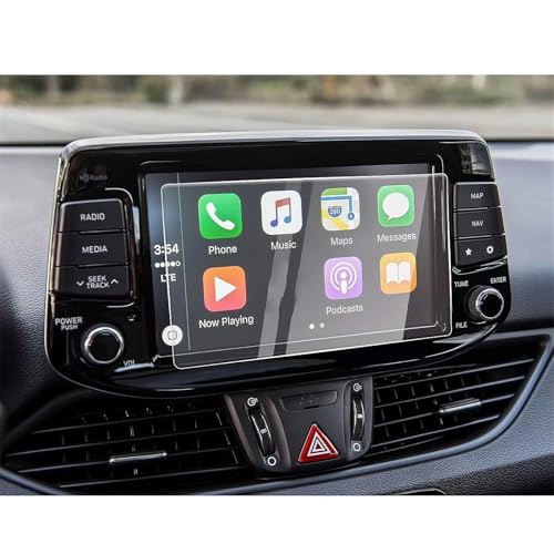 Verre Trempé Hyundai i30 Antireflet et Anti-Rayures pour Moniteur Tactile 8" 16-20
