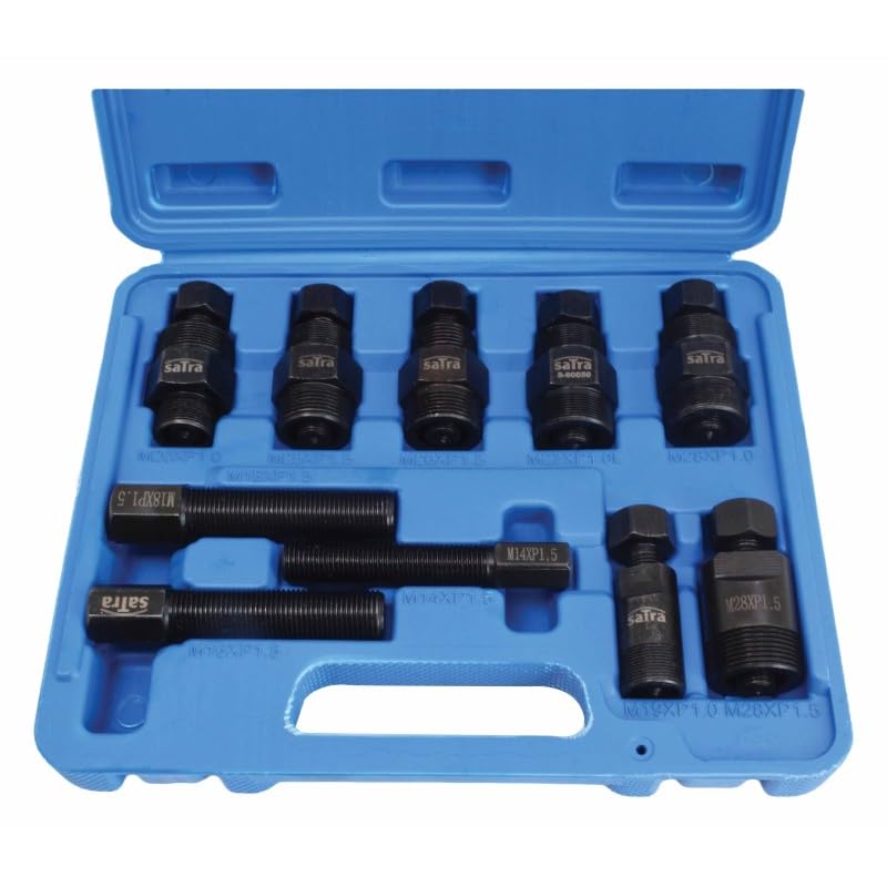SIO Juego Extractor Plato Magnético y Volante Magnético Motos 15 Piezas – Kit Extractores Universales para Encendido, Alternador y Rotor Moto