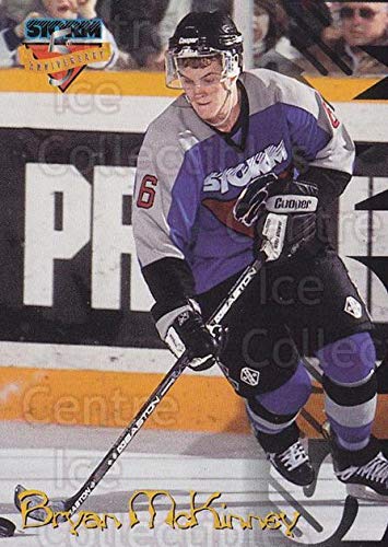 (CI) Bryan McKinney Hockey Card 1995-96 Guelph Storm 18 Bryan McKinney
