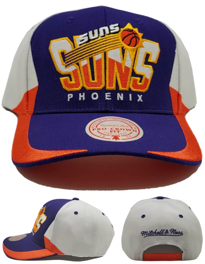 Gorra Snapback Phoenix Suns RetroDome Morado Naranja miniatura 1