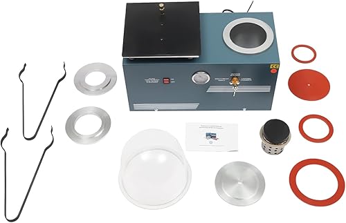 Miniatura 2 de TFCFL Soldador por puntos de joyería, Mini máquina de fundición de inversión al vacío,2L Joyería Perdida Cera Fundida Combinación de Fundición de