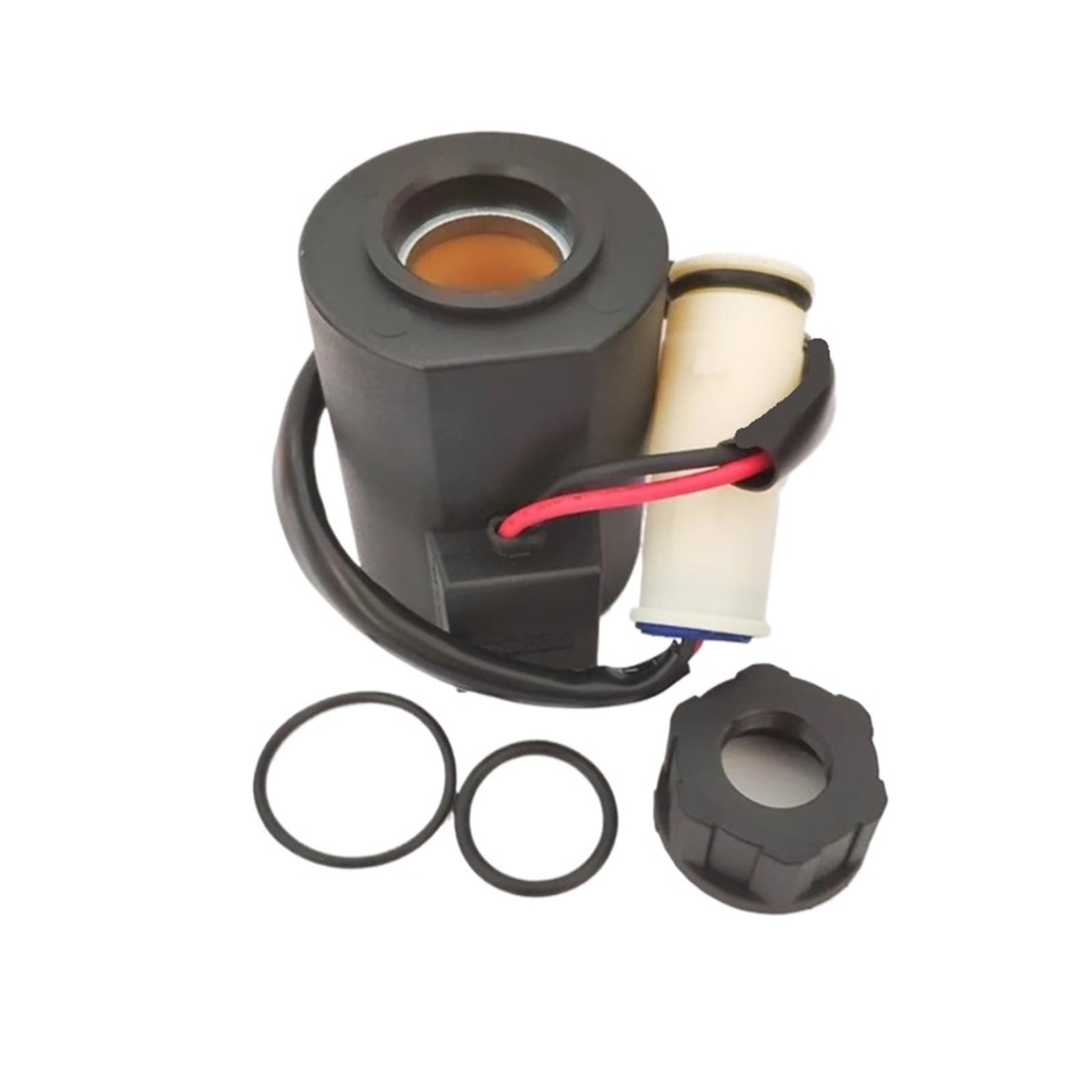 Xgteahhc Dc12v Wire-Type Ec210b/290/360B Excavator Accessories Walk Speed Solenoid Valve Coil Inner Diameter 20Mm Height 61Mm