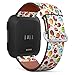 Q-Beans Replacement Band, Compatible with Fitbit Versa/Versa 2 / Versa Lite - Leather Band Bracelet Strap Wristband Accessory with Quick-Release Pins // Easter Eggs Holiday