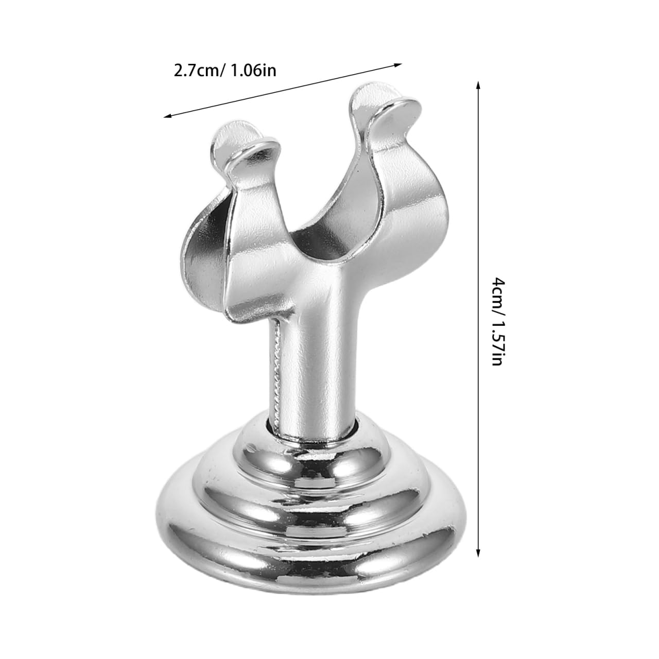 Didiseaon Pince Porte-Étiquette Alimentaire Métal Lot de 10 Clips Inox Forme U Petite Base Argentée pour Présentoirs à Étiquettes de Produits et Vitrines de Magasin