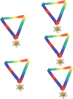 BESPORTBLE 5pcs The Medal Goldendoodle Gifts Kids Gift Kids Medals Metal Winner Medal Events medalstoy Metal Winner Award Zinc Alloy Race Medal Party Medals Kids Party Prop Gold Medal Set