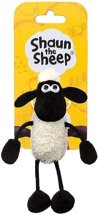 Shaun the Sheep Plush 61176 Backpack Clip, Black and White, Great Gift Idea - Image 3