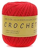 MATERIAL Hilo de algodón PERLE muy resistente y duradero, Las prendas y trabajos que tejas con él serán muy suaves, brillantes y sin pelo.