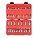 TEKTON 1/4, 3/8 Inch Drive Universal Joint Socket Set, 33-Piece (1/4-3/4 in., 6-19 mm) | SHD99301
