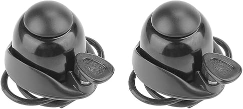 2 Pack Aluminum Alloy Scooter Bell Loud Sound For Horn Accessory Compatible With Handlebar Diameter 2.2-3.5 Cm For Road Mountain City E-Bikes Adult Black 48G