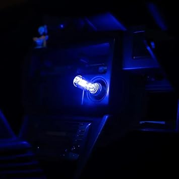 Retro Car Lamps,Interior Car Lamps,USB LED Interior Atmosphere Lights,Touch Control LED Night Light Mini USB Lamp with Multi-Color Ambient Lights for Bedroom (Blue)