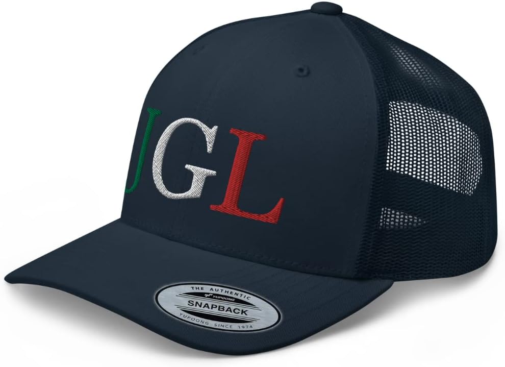 JGL Tri Color Embroidered Trucker Hat Chapo Guzman Chapito 701 Snapback Hat Adjustable Cap