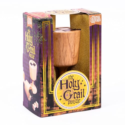Casse-tête en bois Le Saint Graal Professor Puzzle de 11 x 18 cm avec sa solution
