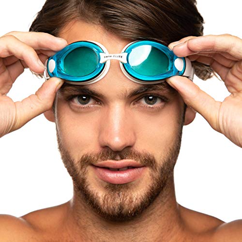 Swimming Goggles for Men and Women  Swim Goggles for Adults (Blue)