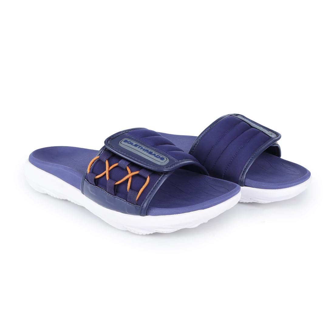 solethreads Infinity Men's Comfort Slip-On Sliders | Lightweight Cushioned Slides | Anti-Skid Sole | Soft Casual Indoor & Outdoor Slippers for Men-picture-11