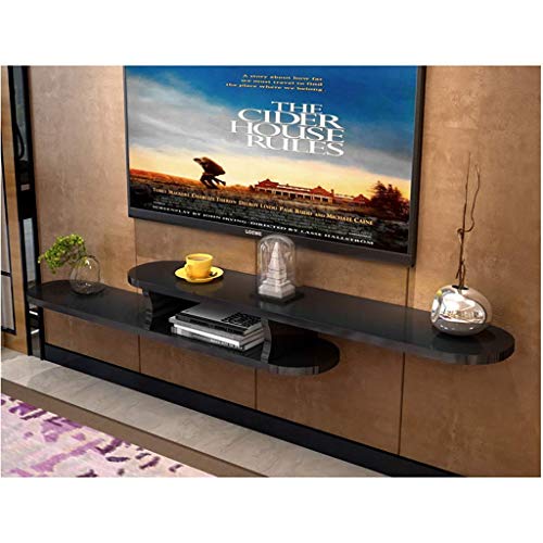 Schwimmende Regale TV-Schrank-Wandkonsole, Multimedia-Regal | Aufbewahrungsregale für WLAN-Router TV-Konsole Aufbewahrungsregal für TV-Ständer