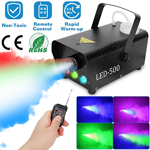 Máquina de humo automática 400W con control remoto inalámbrico miniatura 3