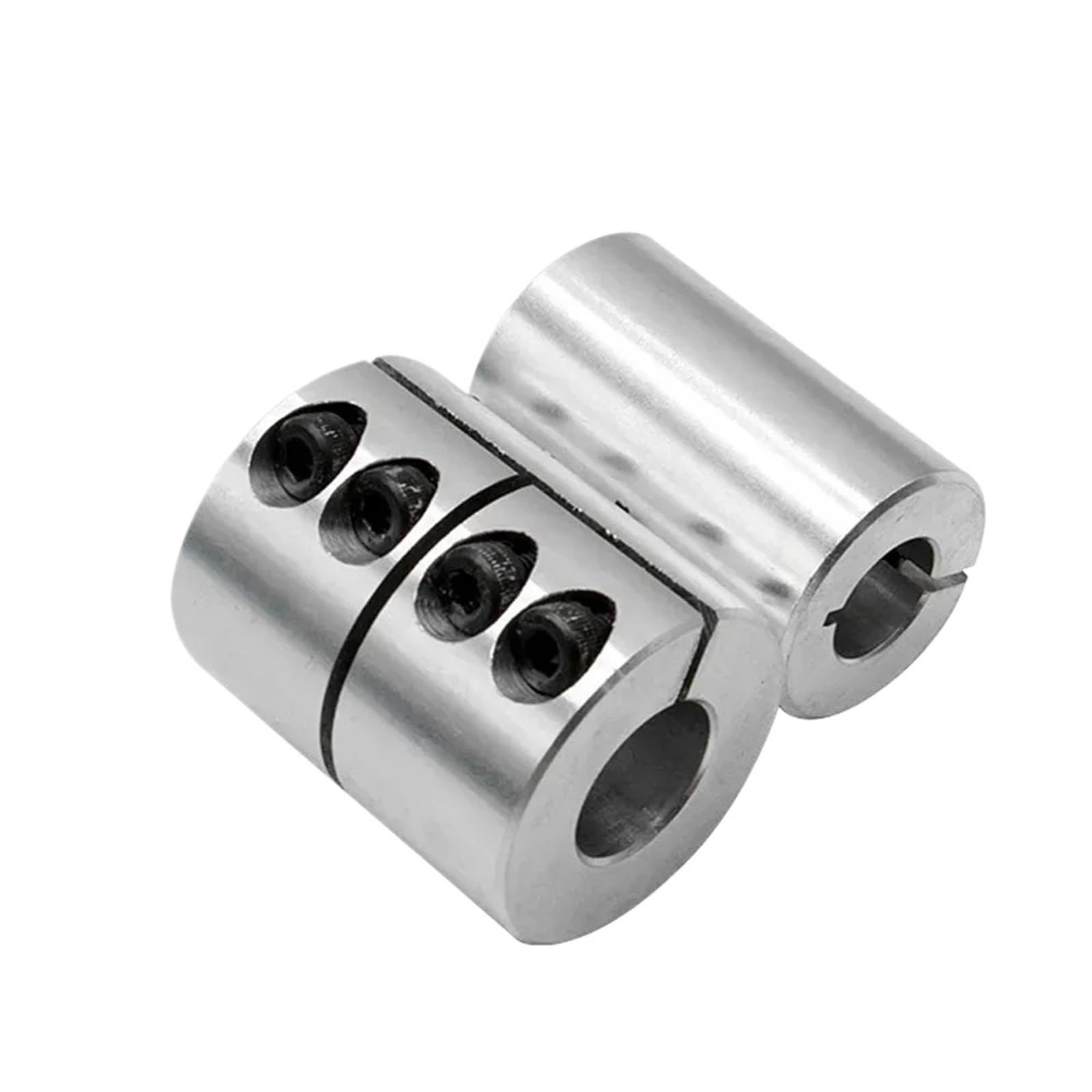 Bgzhtmg 6X10 1Pc D25 L35 Aluminum Alloy Rigid Coupling High Precision Shaft Rod Coupler Section For Stepper Motor Carving Machine Screw(6X10)