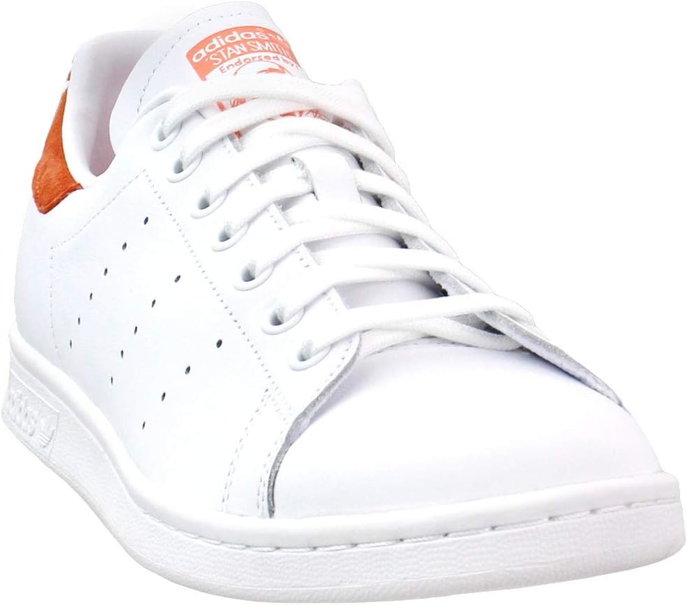 adidas Stan Smith Men's Sneaker 7.5 Footwear White/Semi Coral