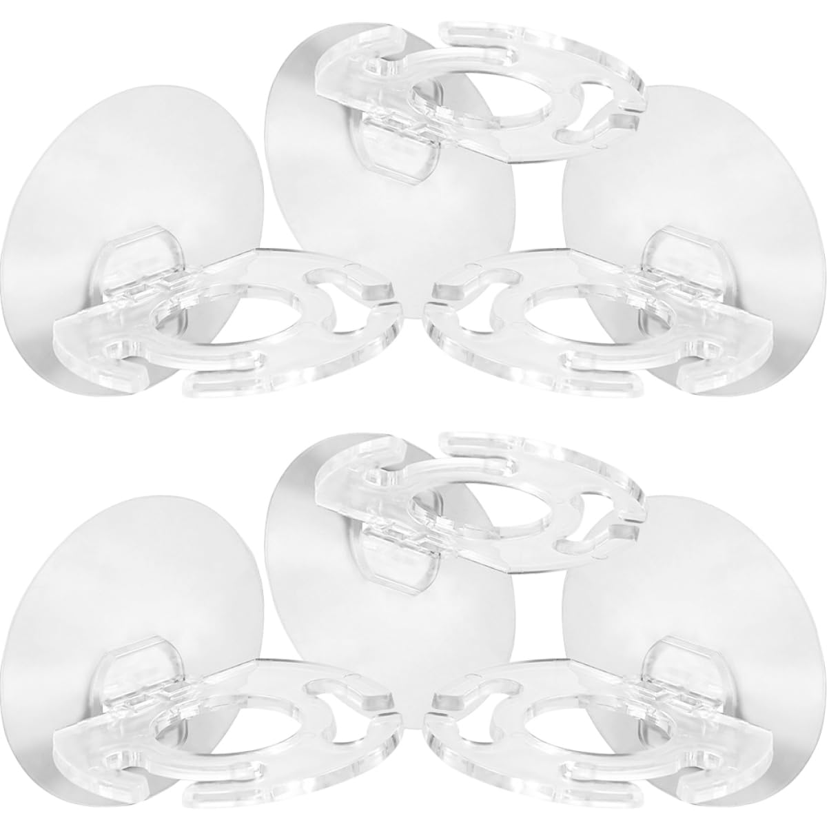 Ciieeo 4 Juegos De Soportes para Cepillos De Y Pasta De De Pared Fáciles De Instalar Material Resistente 6 Unidades X 4