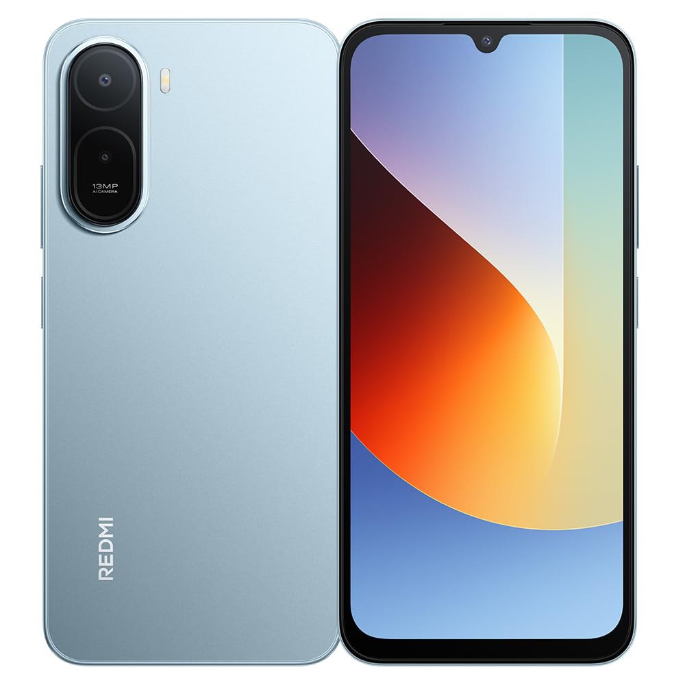 XIAOMI Redmi Smartphone A7 Pro 4G Blu, 4+64 GB, Display 6.9 pollici, Batteria 6000 mAh, Caricatore da 15 W, Caricatore Incluso