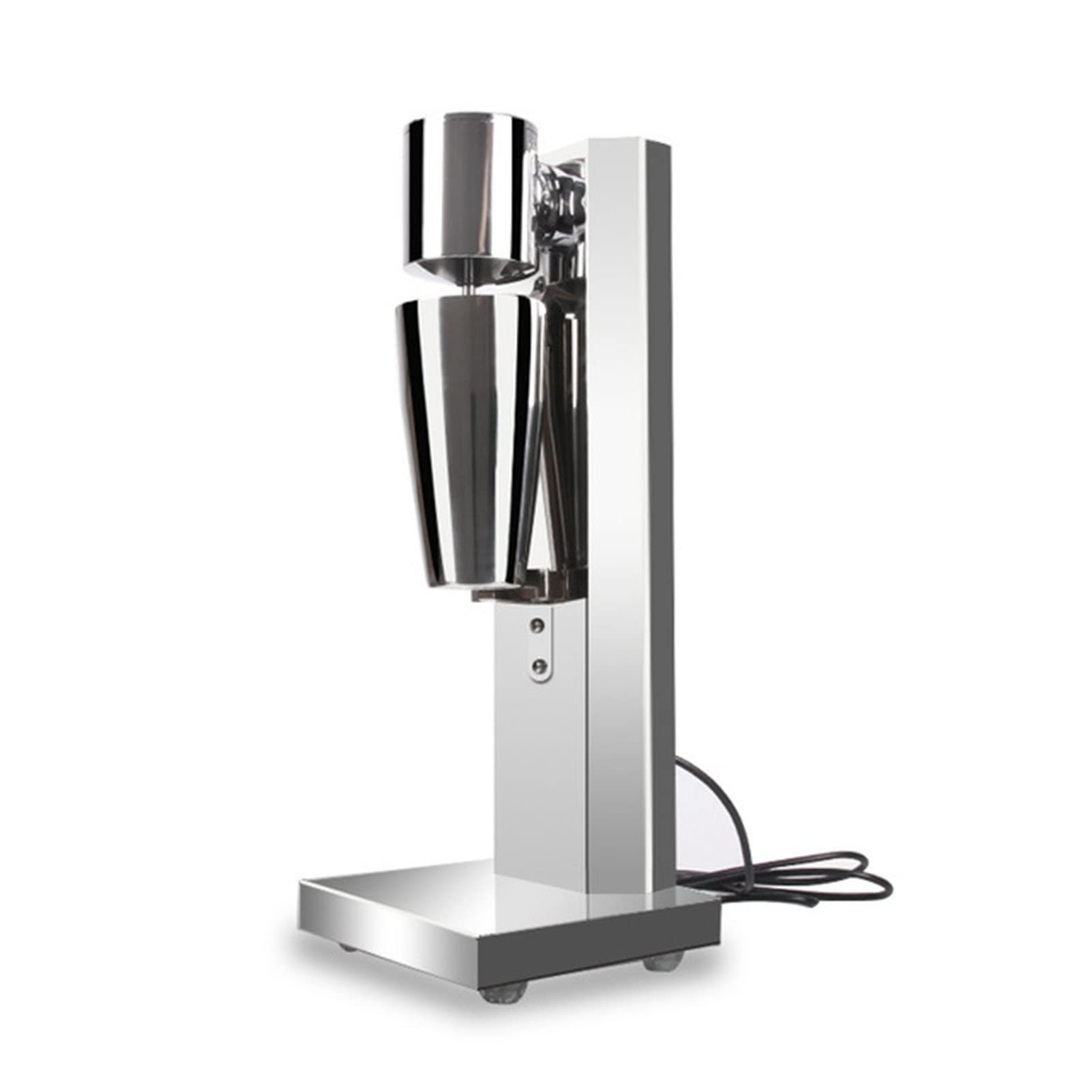 BLUNOA Classic Milkshake Maker Electric Milk Shaker Machine Drink Mixer 2 Speeds Stainless Steel Smoothie Stand Mixer Milk Frother For Protein Shakes Cocktails 18,000 Rev/Min 150W