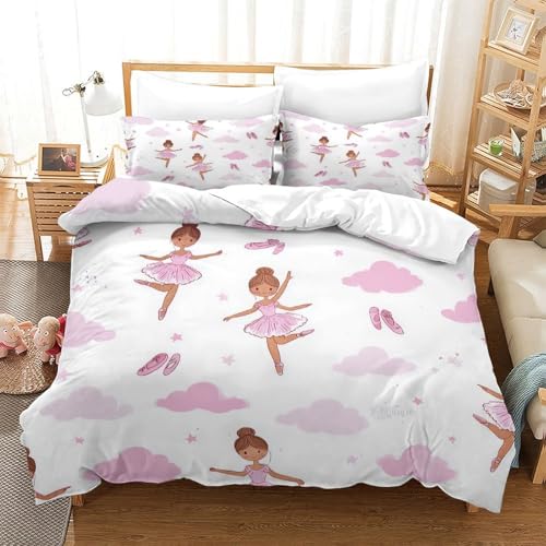Parure de lit danseurs de ballet 3D microfibre 260x220 cm