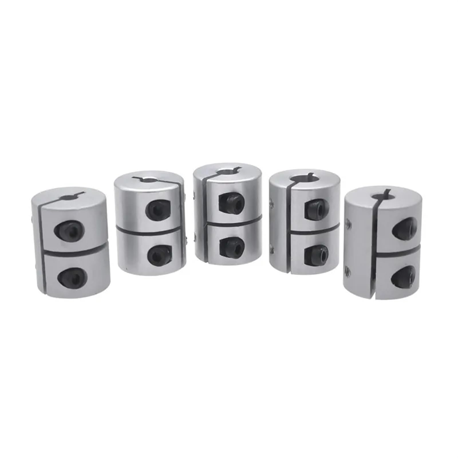 D20L25 Starre Wellenkupplung 4/5/6/6,35/7/8 3D-Druckerteil Aluminiumlegierung Leitspindelkupplung for Schritt-Servomotor-Zubehör(5x5)