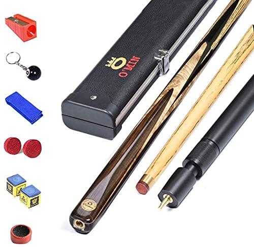 Taco de billar profesional 57in con extensión y punta 10mm miniatura 1