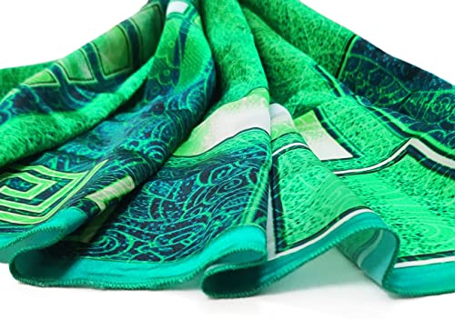 Image of Satin Silk Women's Large Square Floral Fashion Scarf | Soft satin silk neck scarf, head scarf, hair scarf, bandana, wrap, hijab, lightweight fashion accessory