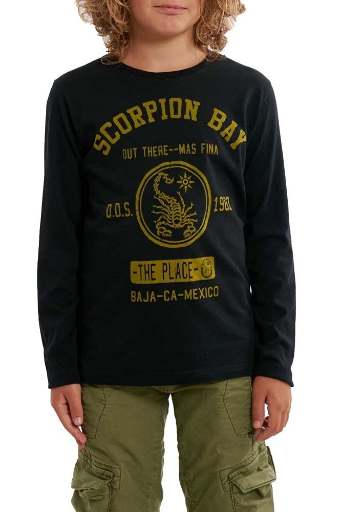 Scorpion BayJunior Long-Sleeved Jersey, Black, S