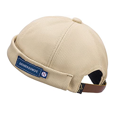 Image of CLAPE Watch Cap Work Beanie Corduroy Docker Leon Brimless Hat Rolled Cuff Harbour Hat