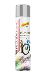 Tinta Spray Metalica 400ml, MUNDIAL PRIME, Prata, AE01000093