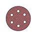 MioTools Fox Disques abrasifs auto-agrippants, 150 mm, 6 trous, Grain 80, p. Ponceuses excentriques (Lot de 50)