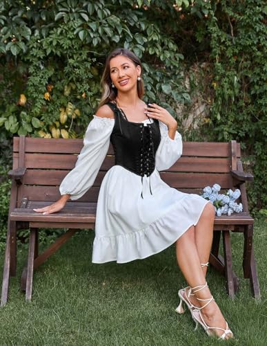 Image of Scarlet Darkness Women Renaissance Corset Pirate Bustier Top Bodice Bodyshaper